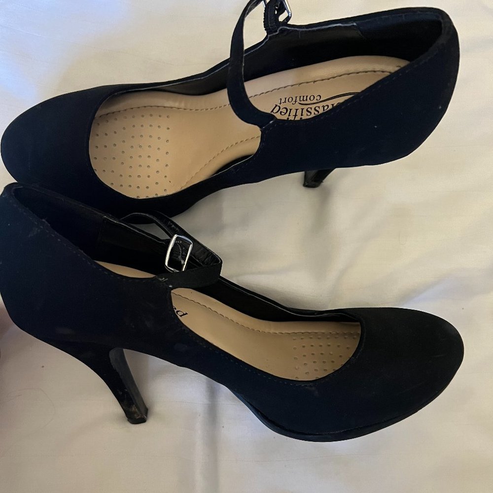 Black Size 8.5, Cityclassified comfort heels